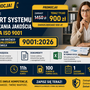 Ekspert systemu zarządzania jakością - norma ISO 9001 (Quality management system expert - ISO 9001 standard)
